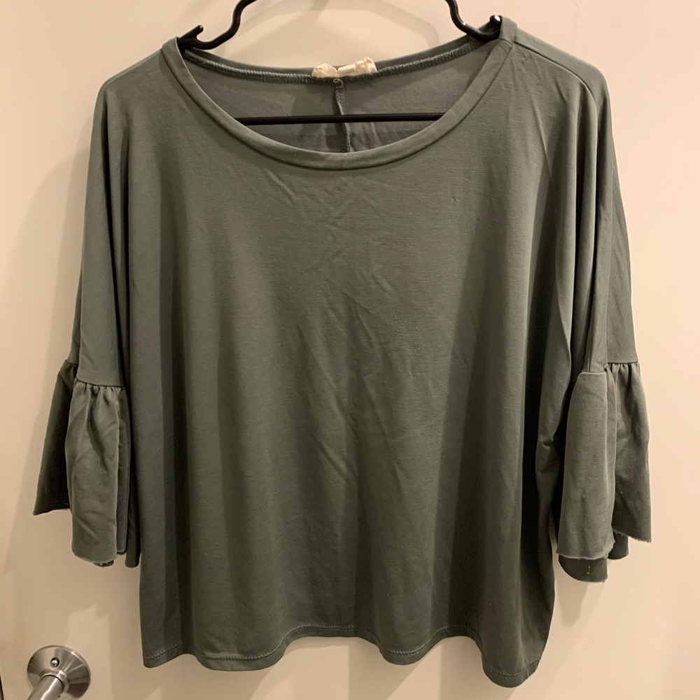 Beautiful Light Green Crop Top